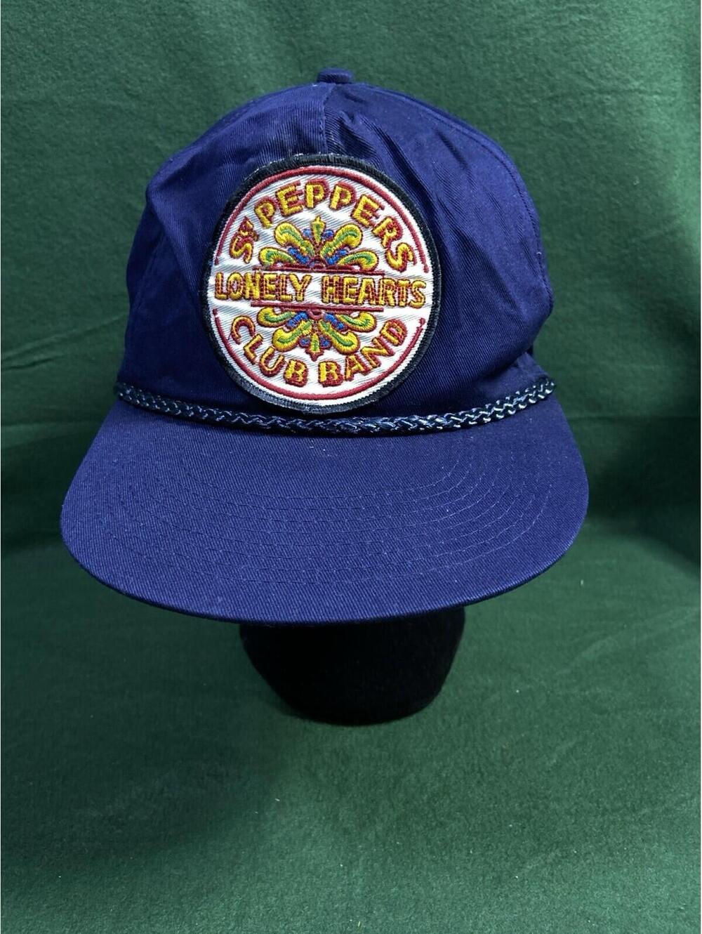 Vintage BEATLES SGT. PEPPERS LONELY HEARTS CLUB Cobra Cap Hat VTG One size Adjus